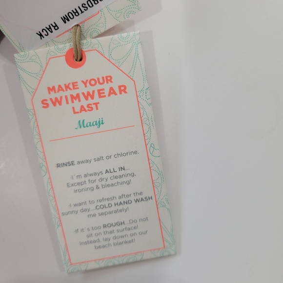 Maaji Smocking Dazzle 4 Way Reversible Bikini Top Womens XS - Picture 15 of 16